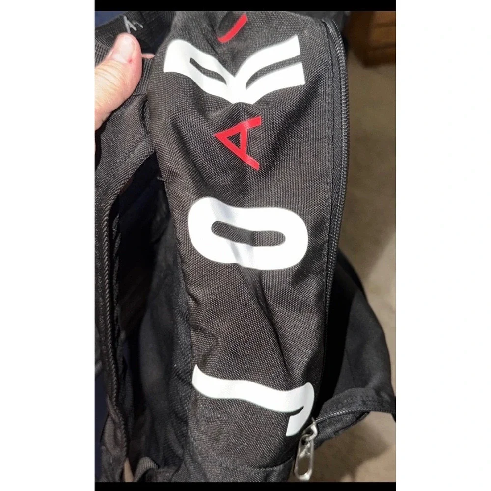 Jordan Jumpman Spell Out Logo Black Mini Backpack Bag